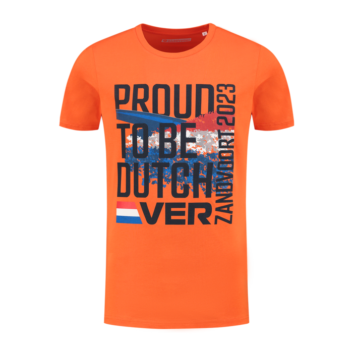 Proud to be Dutch - T-shirt Oranje image