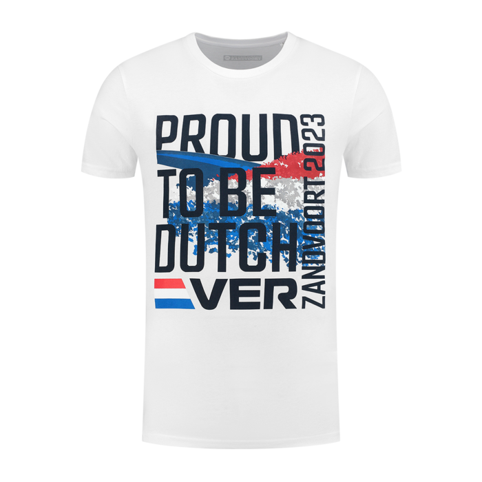Proud to be Dutch - T-shirt Wit image